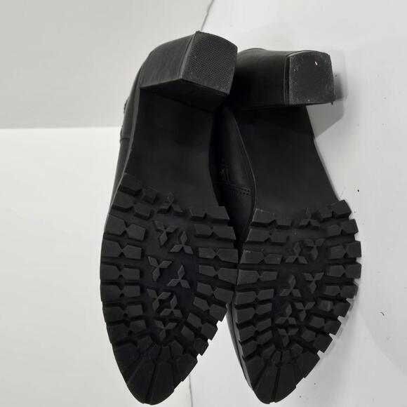 983 Charlotte Russe Kassandra Size 9 Black Ankle Boots - Picture 7 of 9